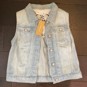 NWT Francesca’s Jean Vest
